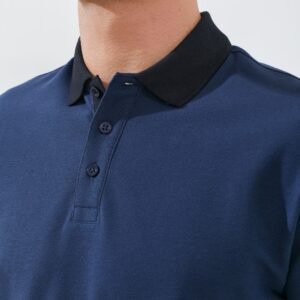 Jack Nicklaus Goodrich Polo Shirt Pria Regular Fit Navy