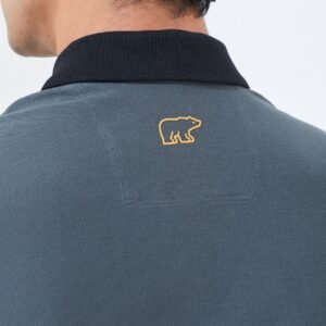 Jack Nicklaus Goodrich Polo Shirt Pria Regular Fit Iron Gate
