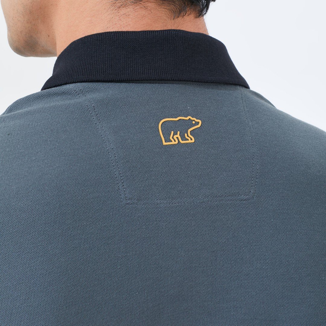 Jack Nicklaus Goodrich Polo Shirt Pria Regular Fit Iron Gate - Image 5