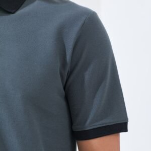 Jack Nicklaus Goodrich Polo Shirt Pria Regular Fit Iron Gate