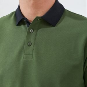 Jack Nicklaus Goodrich Polo Shirt Pria Regular Fit Dark Green