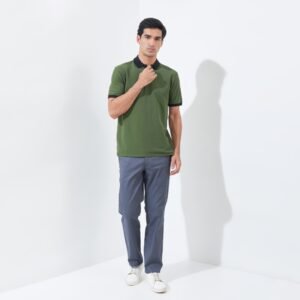 Jack Nicklaus Goodrich Polo Shirt Pria Regular Fit Dark Green