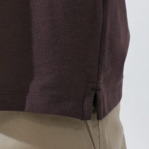 Jack Nicklaus Goodrich Polo Shirt Pria Regular Fit Dark Brown