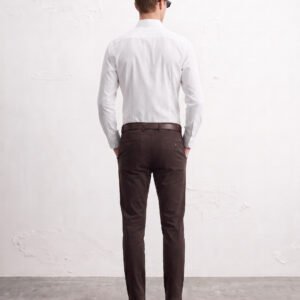Gianni Visentin Kemeja Pria Smart Formal Slim Fit Lengan Panjang Putih - 4157