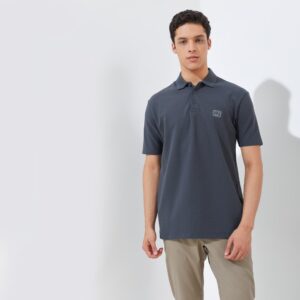 Jack Nicklaus Otto Polo Shirt Pria Regular Fit Iron Gate