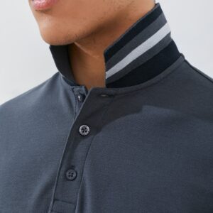 Jack Nicklaus Otto Polo Shirt Pria Regular Fit Iron Gate