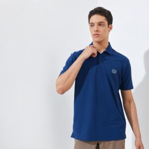 Jack Nicklaus Otto Polo Shirt Pria Regular Fit Estate Blue