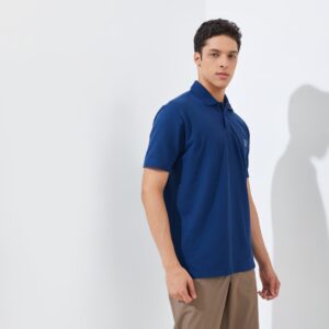 Jack Nicklaus Otto Polo Shirt Pria Regular Fit Estate Blue