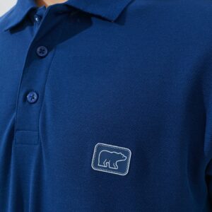 Jack Nicklaus Otto Polo Shirt Pria Regular Fit Estate Blue