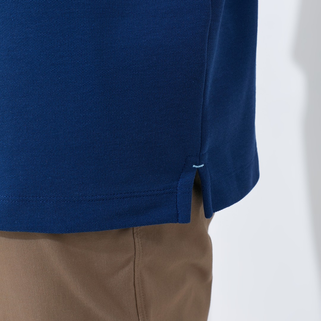 Jack Nicklaus Otto Polo Shirt Pria Regular Fit Estate Blue - Image 6