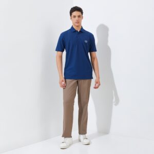 Jack Nicklaus Otto Polo Shirt Pria Regular Fit Estate Blue