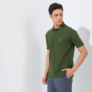 Jack Nicklaus Otto Polo Shirt Pria Regular Fit Dark Green