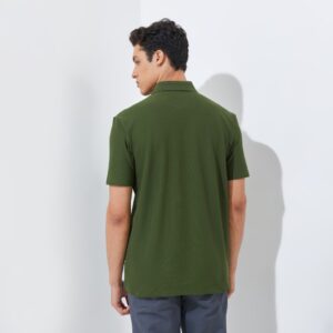 Jack Nicklaus Otto Polo Shirt Pria Regular Fit Dark Green