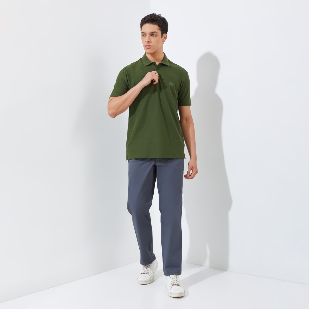 Jack Nicklaus Otto Polo Shirt Pria Regular Fit Dark Green - Image 7