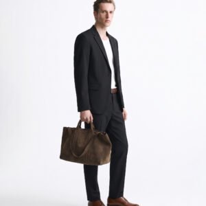 Gianni Visentin Jas Blazer Pria Slim Fit Hitam - 0022