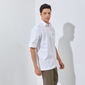 Jack Nicklaus Nikola Kemeja Pria Lengan Pendek Regular Fit White