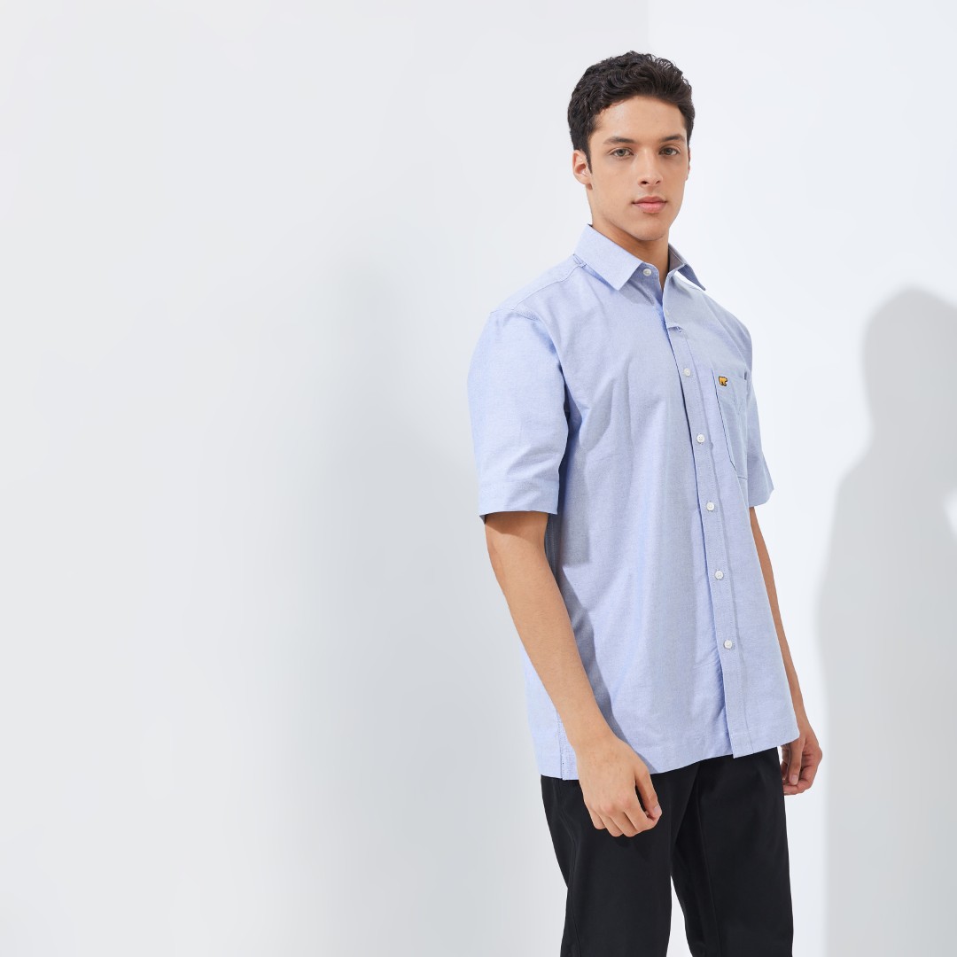 Jack Nicklaus Nikola Kemeja Pria Lengan Pendek Regular Fit Light Blue - Image 2