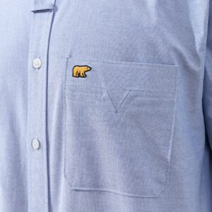 Jack Nicklaus Nikola Kemeja Pria Lengan Pendek Regular Fit Light Blue