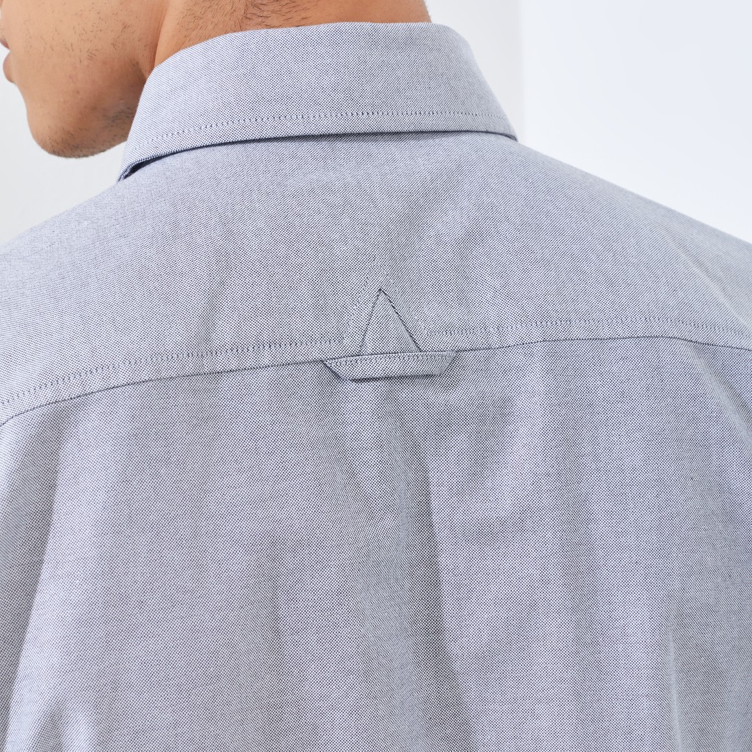 Jack Nicklaus Nikola Kemeja Pria Lengan Pendek Regular Fit Light Grey - Image 4