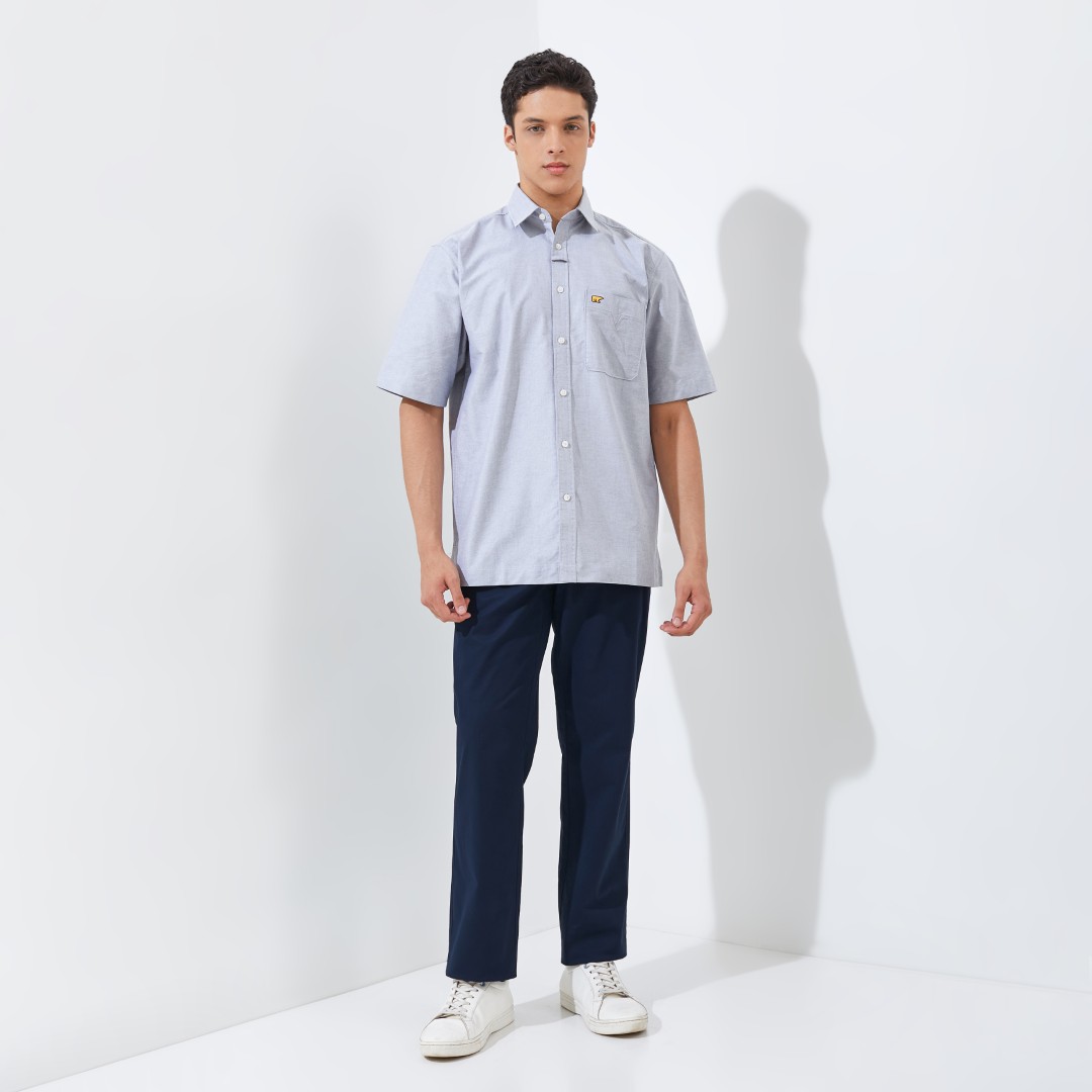 Jack Nicklaus Nikola Kemeja Pria Lengan Pendek Regular Fit Light Grey - Image 8
