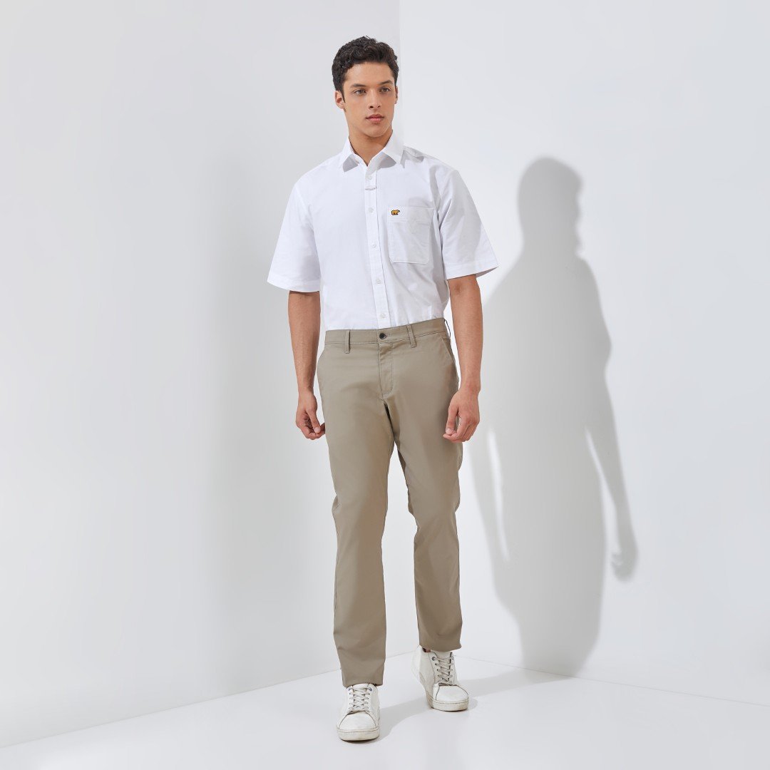Jack Nicklaus Osborne Celana Panjang Pria Slim Fit Camel - Image 6