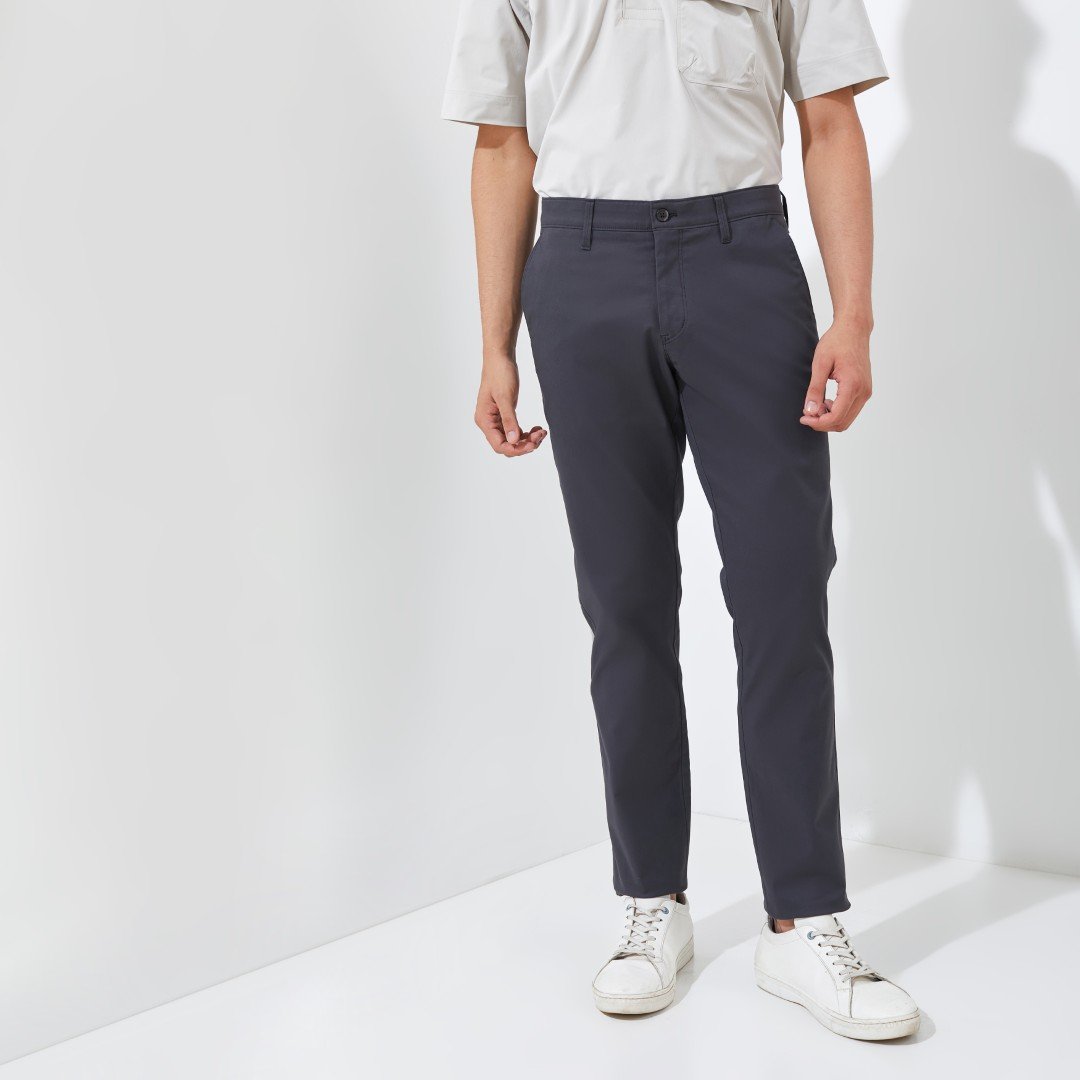 Jack Nicklaus Osborne Celana Panjang Pria Slim Fit Charcoal