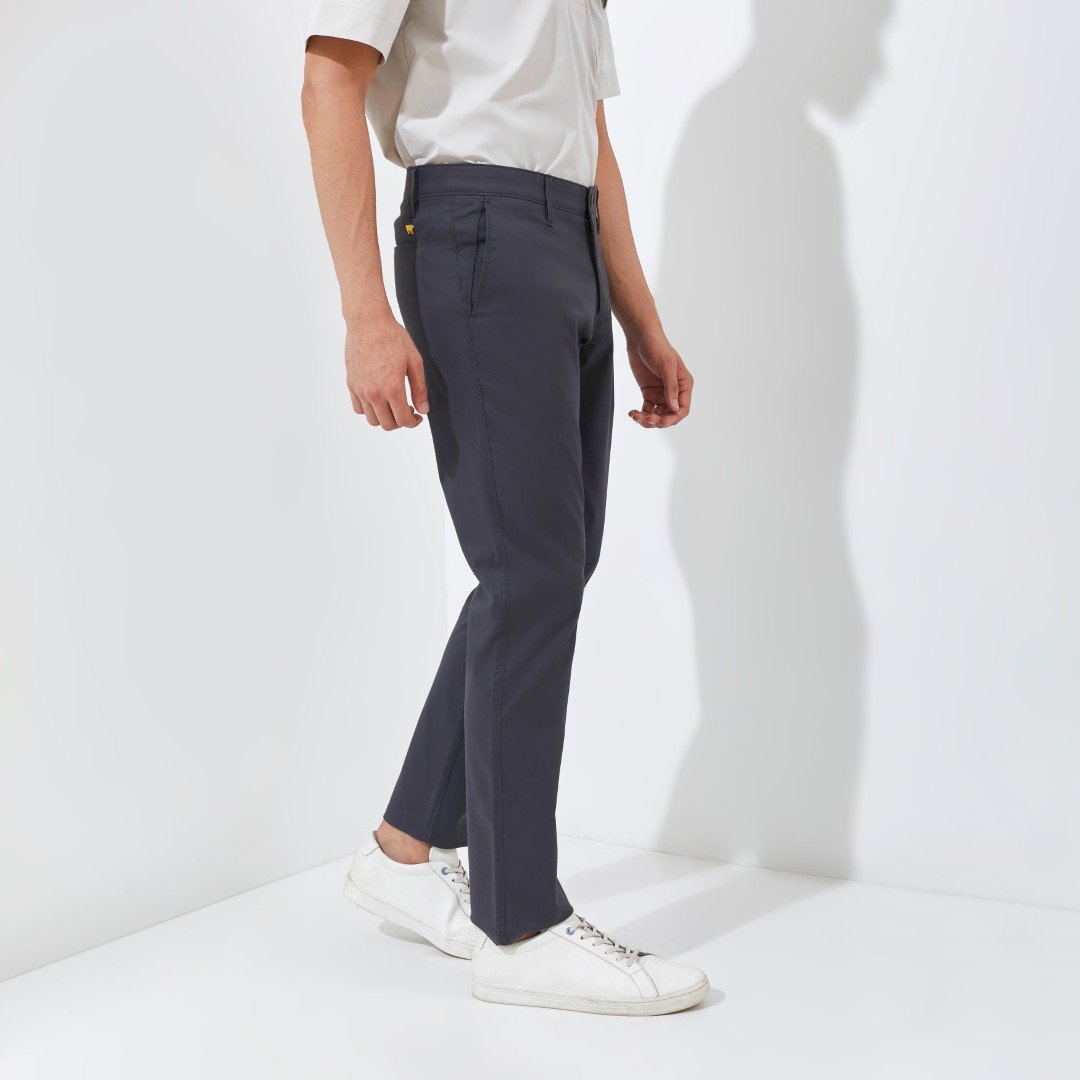 Jack Nicklaus Osborne Celana Panjang Pria Slim Fit Charcoal - Image 2