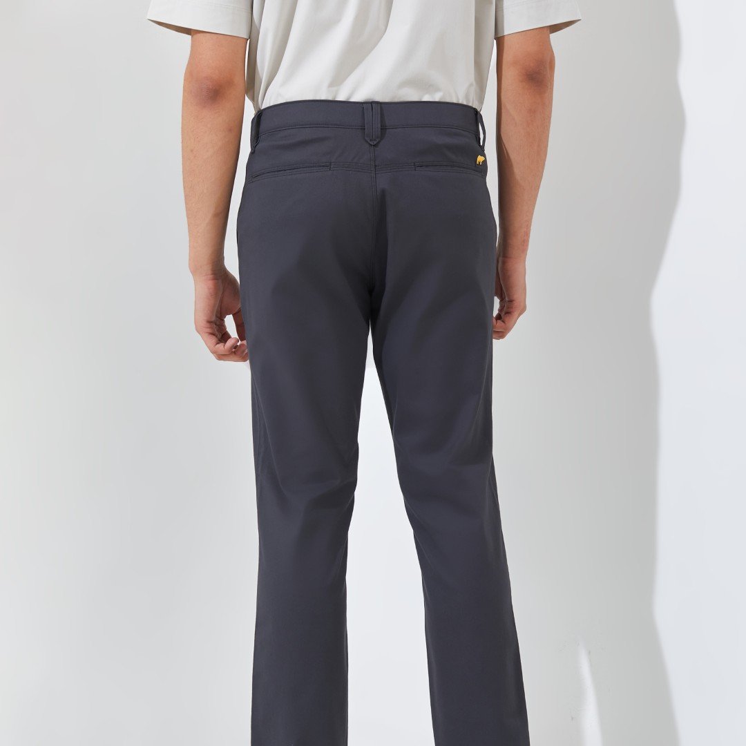 Jack Nicklaus Osborne Celana Panjang Pria Slim Fit Charcoal - Image 3