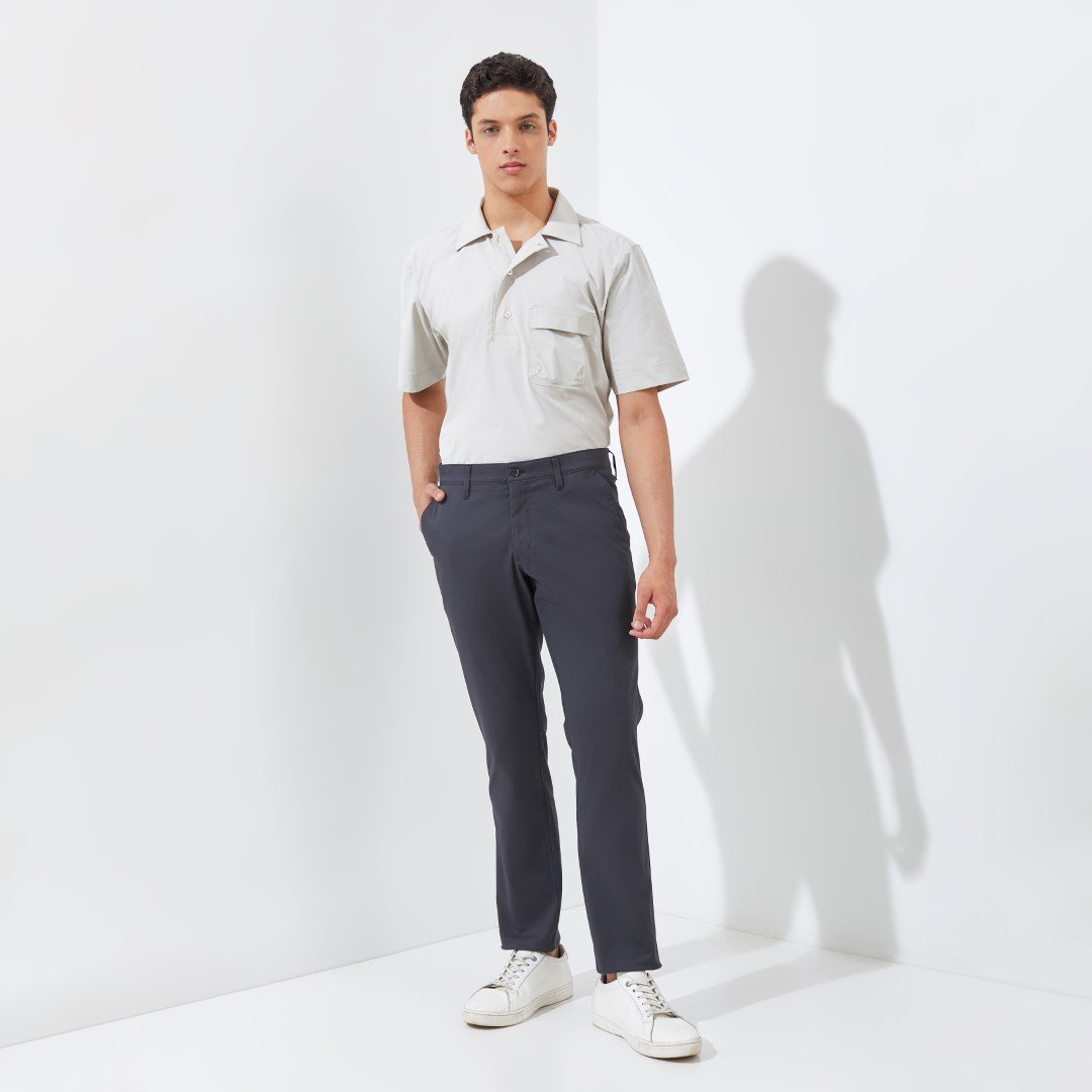 Jack Nicklaus Osborne Celana Panjang Pria Slim Fit Charcoal - Image 6