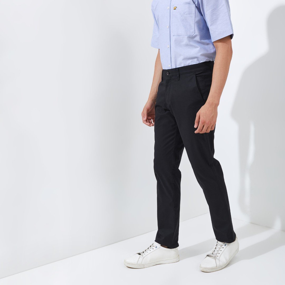 Jack Nicklaus Osborne Celana Panjang Pria Slim Fit Black - Image 2