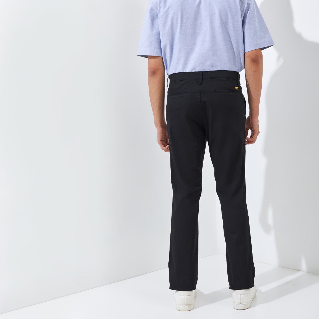 Jack Nicklaus Osborne Celana Panjang Pria Slim Fit Black - Image 3
