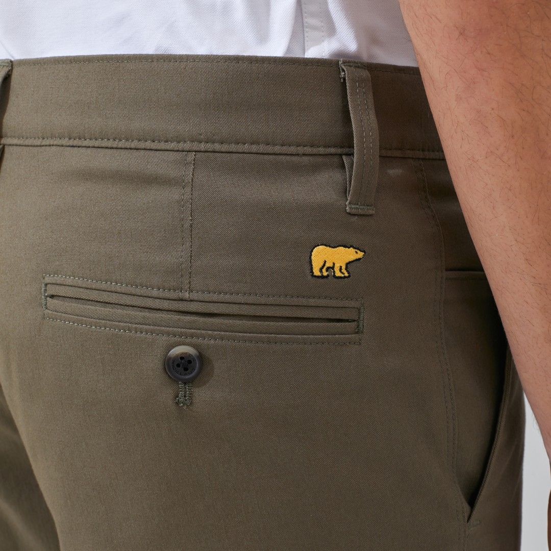 Jack Nicklaus Dawson Celana Panjang Pria Regular Fit Olive - Image 6