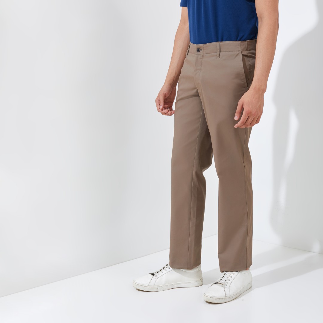 Jack Nicklaus Moreno Celana Panjang Pria Regular Fit Khaki - Image 2