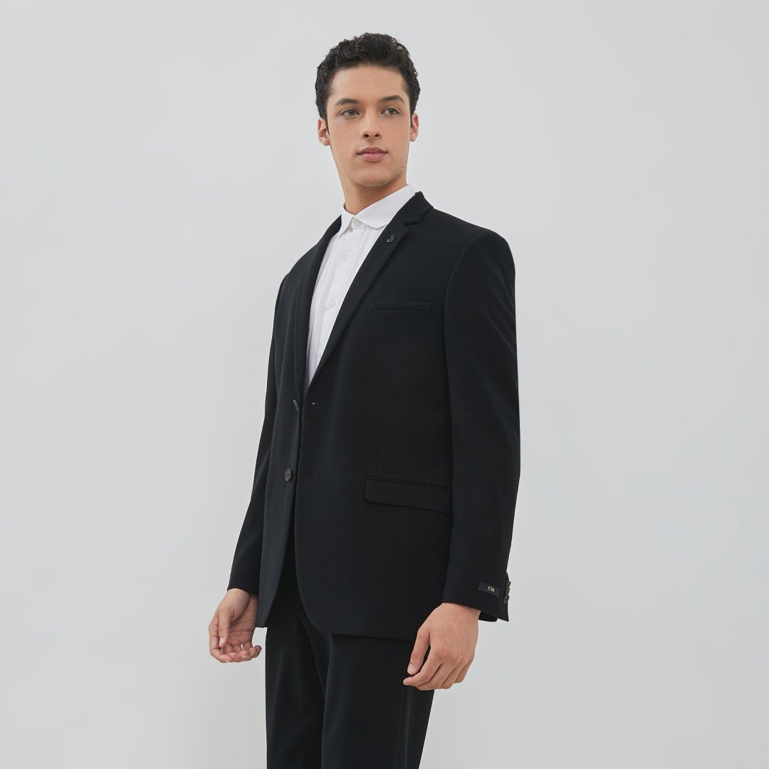 JOBB Tourmaline-T2 Jas Pria Regular Fit Hitam - Image 2
