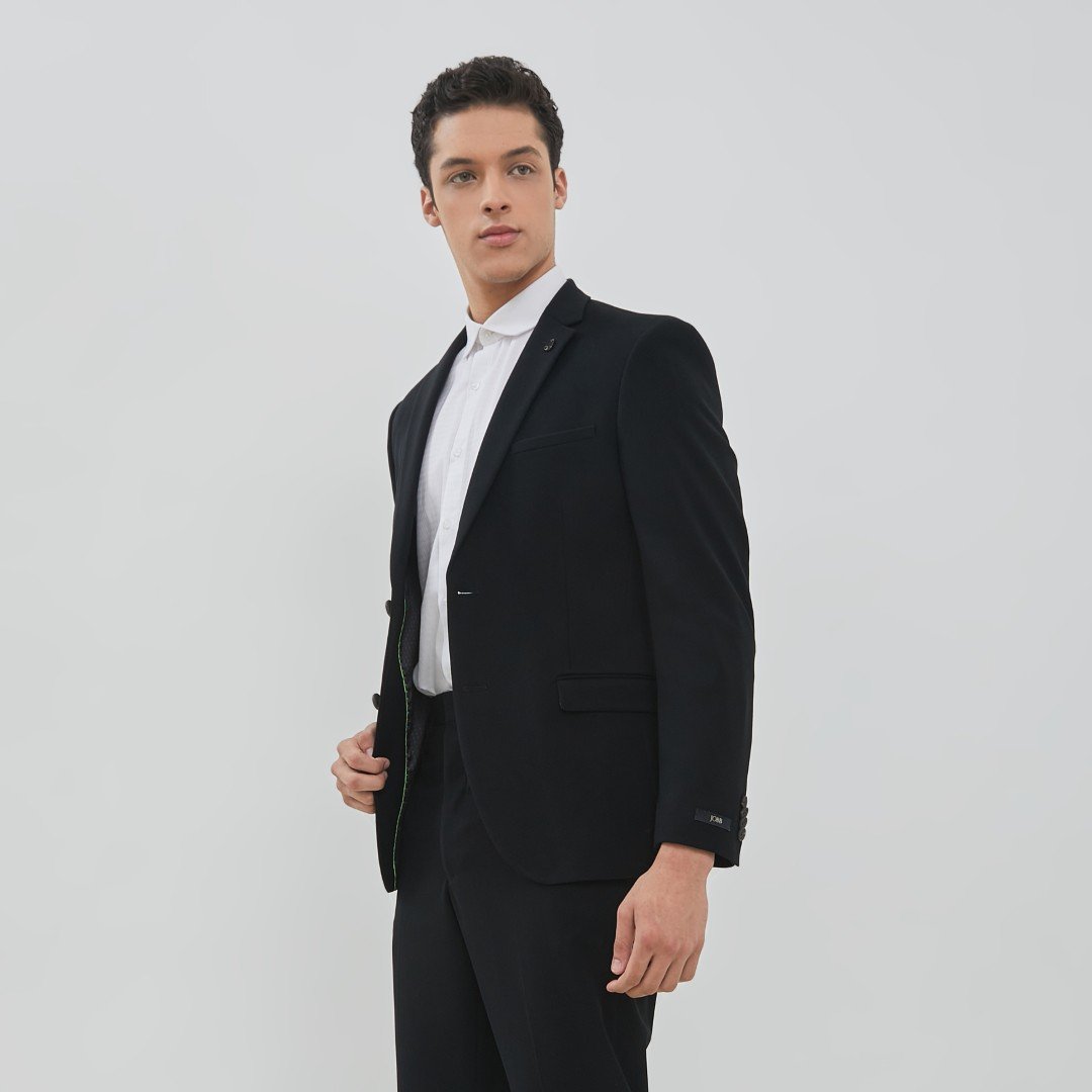 JOBB Velasco-T2 Jas Pria Slim Fit Hitam - Image 2