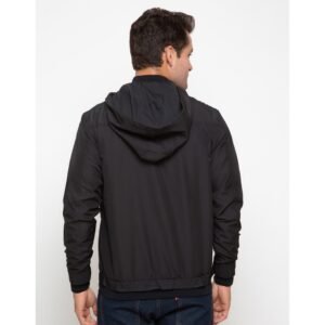d&f Jaket pria parka - Parasut Hitam