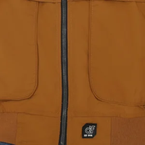 d&f Jaket Parasut Wanita Bomber - Tobaco
