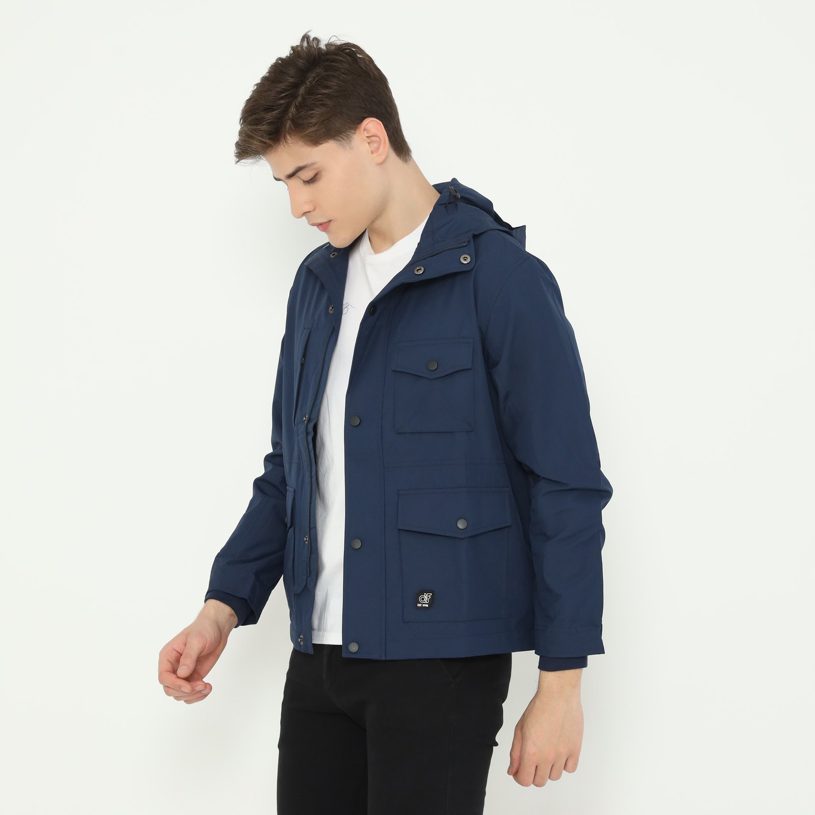 d&f jaket parachute parka - navy - Image 2
