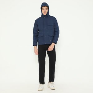 d&f jaket parachute parka - navy