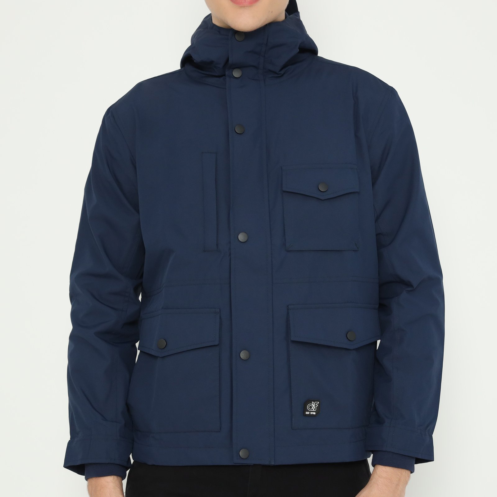 d&f jaket parachute parka - navy - Image 4