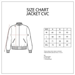d&f Jaket Bomber pria - Abu tua list hitam
