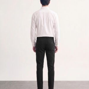 Gianni Visentin Celana Panjang Pria Regular Fit Formal Cotton Elastane Black - 2151