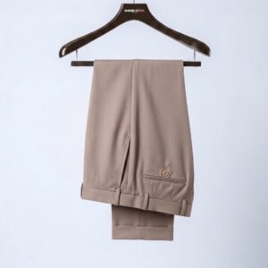 Gianni Visentin Celana Panjang Pria Regular Fit Formal Cotton Elastane Light Brown - 2151
