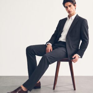 Gianni Visentin Celana Panjang Pria Slim Fit Black - 4116
