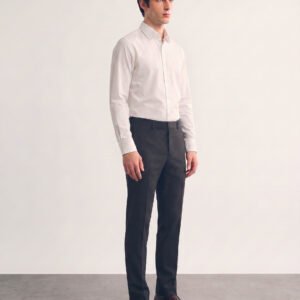 Gianni Visentin Celana Panjang Pria Slim Fit Black - 4116