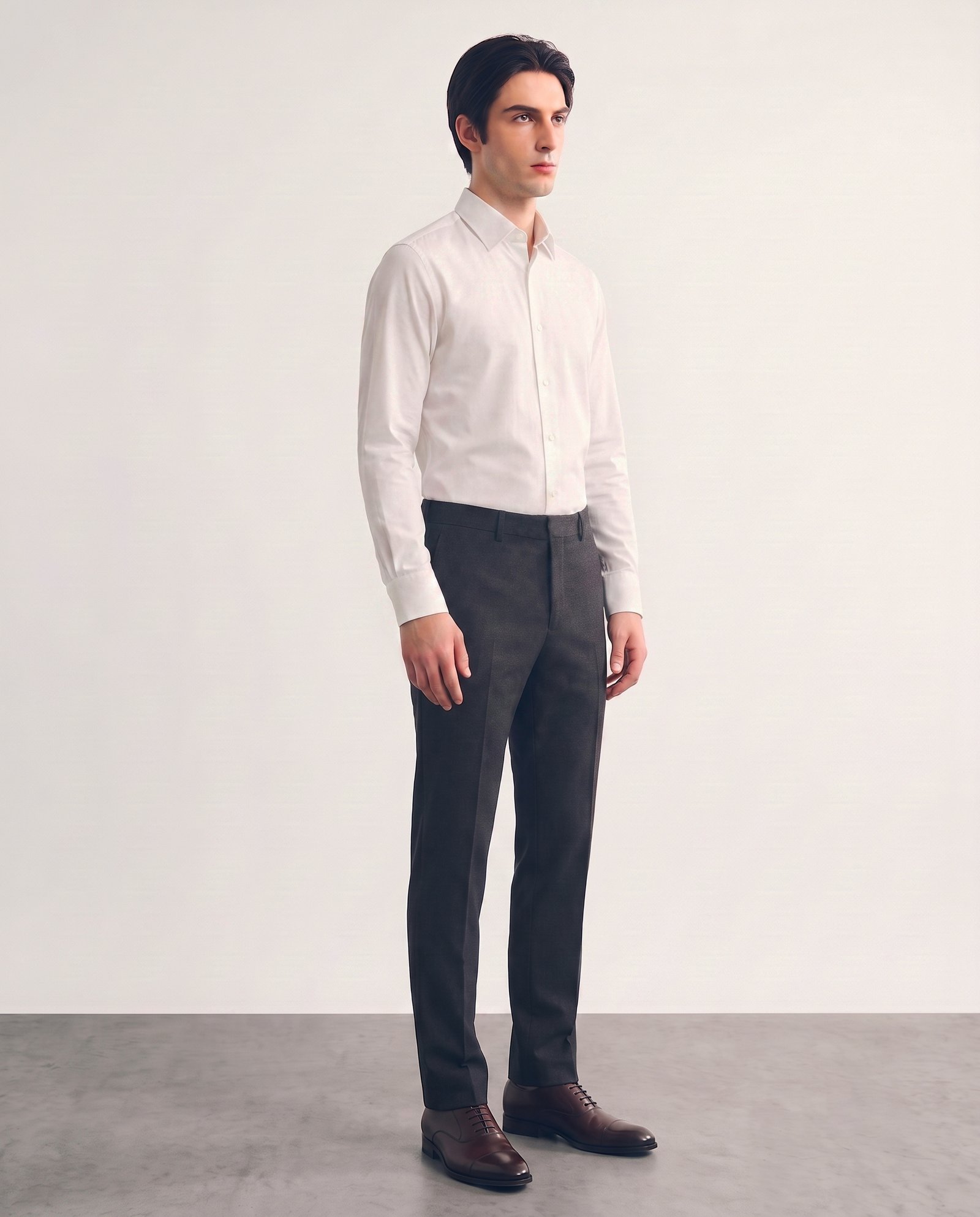 Gianni Visentin Celana Panjang Pria Slim Fit Black - 4116 - Image 3