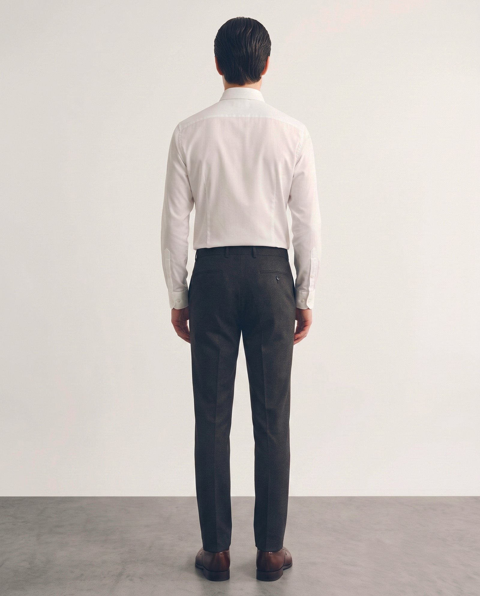 Gianni Visentin Celana Panjang Pria Slim Fit Black - 4116 - Image 4
