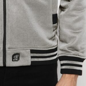 d&f CVC Jaket biker pria - Grey