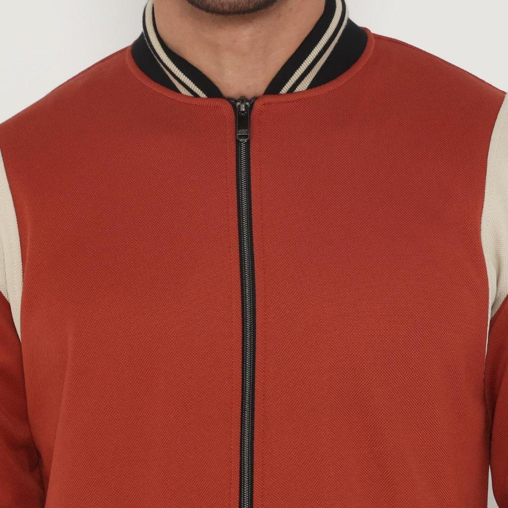 d&f Jaket Bomber pria peping ARM - Teracota cream - Image 4