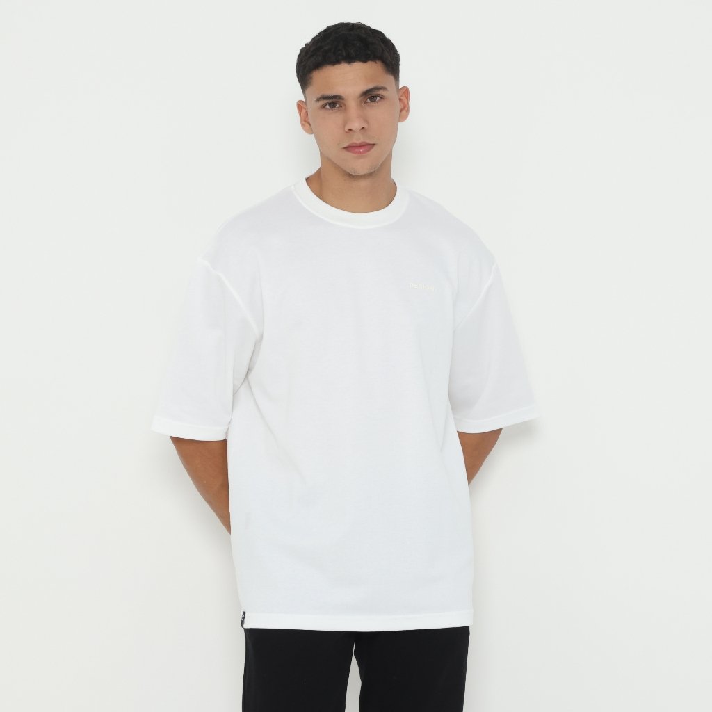 d&f T-Shirt Design Oversize – Putih